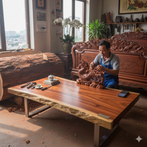 Gỗ Hương – Đặc điểm, phân loại và ứng dụng trong nội thất cao cấp Gỗ hương